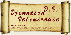 Đenadija Velimirović vizit kartica
